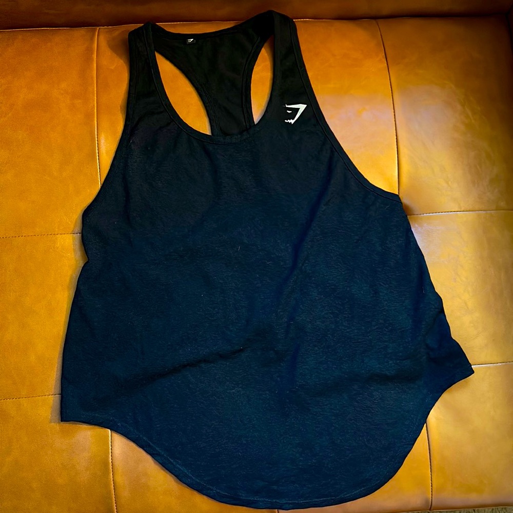 Gymshark 🦈 black tank top size small